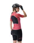 UYN Cycling short sleeve jersey - BIKING WAVE LADY - pink