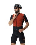 UYN Cycling short sleeve jersey - ALLROAD AEROFIT - orange/black