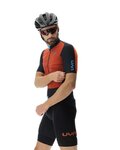 UYN Cycling short sleeve jersey - ALLROAD AEROFIT - orange/black
