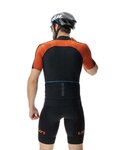 UYN Cycling short sleeve jersey - ALLROAD AEROFIT - orange/black