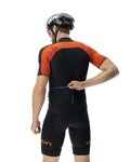 UYN Cycling short sleeve jersey - ALLROAD AEROFIT - orange/black