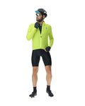UYN Cycling windproof jacket - ULTRALIGHT WIND - yellow