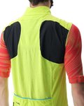 UYN Cycling gilet - ULTRALIGHT WIND - black/yellow