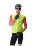 UYN Cycling gilet - ULTRALIGHT WIND - black/yellow