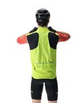 UYN Cycling gilet - ULTRALIGHT WIND - black/yellow