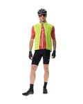UYN Cycling gilet - ULTRALIGHT WIND - black/yellow