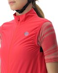 UYN Cycling gilet - ULTRALIGHT WIND LADY - pink/black