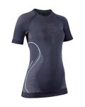 UYN Cycling long sleeve t-shirt - EVOLUTYON UW LADY - grey/turquoise