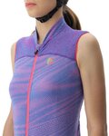 UYN Cycling sleeveless jersey - BIKING WAVE LADY - purple