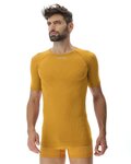 UYN Cycling short sleeve t-shirt - MOTYON - yellow