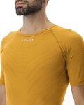 UYN Cycling short sleeve t-shirt - MOTYON - yellow