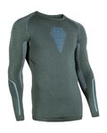 UYN Cycling long sleeve t-shirt - VISYON - blue/green