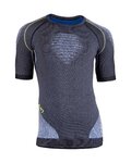 UYN Cycling short sleeve t-shirt - EVOLUTYON - grey/blue