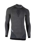 UYN Cycling long sleeve t-shirt - FUSYON MERINO - grey/black