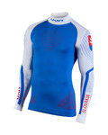 UYN Cycling long sleeve t-shirt - NATYON SLOVAKIA - white/blue