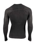 UYN Cycling long sleeve t-shirt - FUSYON CASHMERE - black