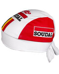 Cycling bandana - LOTTO SOUDAL 2019 - white/red