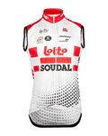 Cycling gilet - LOTTO SOUDAL 2019 - red/white