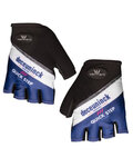 Cycling fingerless gloves - QUICKSTEP 2019 - white/blue/black
