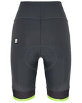 SANTINI Cycling shorts without bib - GIADA LUX LADY - grey