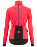 SANTINI Cycling rain jacket - VEGA MULTI - pink