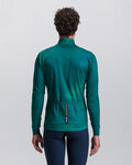 SANTINI Cycling winter long sleeve jersey - PURE DYE - green