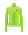 SANTINI Cycling windproof jacket - NEBULA  - light green