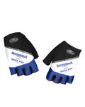 Cycling fingerless gloves - QUICKSTEP 2020 - black/white/blue