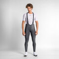 SPORTFUL Cycling long bib trousers - PULSE - grey