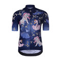 HOLOKOLO Cycling short sleeve jersey - FAIRY TALE - blue
