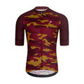 HOLOKOLO Cycling short sleeve jersey - CAMOTRAIL - bordeaux
