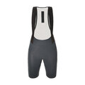 SANTINI Cycling bib shorts - PLUSH - grey