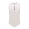 SANTINI Cycling sleeve less t-shirt - DELTA - white