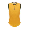 SANTINI Cycling sleeve less t-shirt - DELTA - yellow