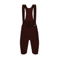 SANTINI Cycling bib shorts - RTR - brown