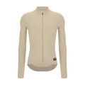 SANTINI Cycling winter long sleeve jersey - RTR - beige