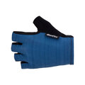 SANTINI Cycling fingerless gloves - TACT - blue