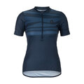 SCOTT Cycling short sleeve jersey - ENDURANCE LT W - blue