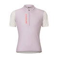 SCOTT Cycling short sleeve jersey - JUNIOR - white/pink