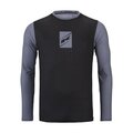 KENNY Cycling summer long sleeve jersey - PROLIGHT 25 - black/grey