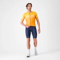 CASTELLI Cycling short sleeve jersey - UPF - orange