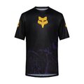 FOX Cycling short sleeve jersey - RANGER IMAGE PRINT SS - black/purple