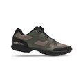 GIRO Cycling shoes - GUAGE BOA - green/brown