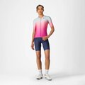 CASTELLI Cycling short sleeve jersey - UPF W - light blue/pink