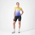 CASTELLI Cycling short sleeve jersey - UPF W - yellow/purple