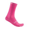 CASTELLI Cyclingclassic socks - GIRO LOGO 18 - pink