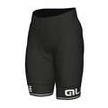 ALÉ Cycling shorts without bib - CORSA - white/black