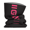 ALÉ Cycling neckwarmer - IDENTITY  - black/pink