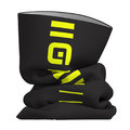 ALÉ Cycling neckwarmer - IDENTITY - black/yellow