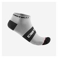 CASTELLI Cycling ankle socks - LOWBOY 2 - white/black